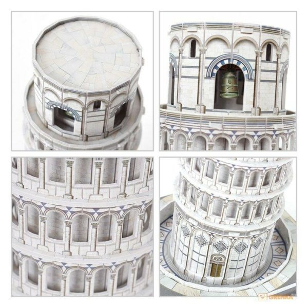 3D пазл CubicFun Серия "С" Пизанская башня, 27 деталей UT-C241h