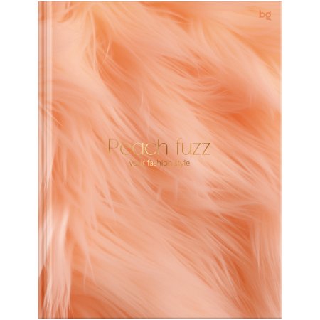 Бизнес-блокнот A5 80л. BG "Peach Fuzz"soft-touch ламинация, тиснение фольгой RE-ББ5т80_лс_тф_38087