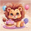 Пазл ТРИ СОВЫ 16 maxi "Львенок с тортом" RE-ПК16М_64369