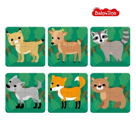 Пазл Baby Toys 24 maxi "Животные леса" KOR-04689
