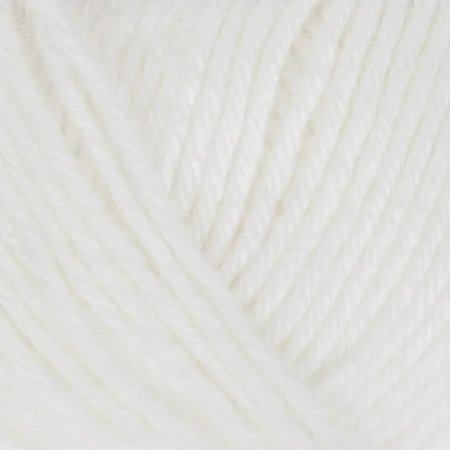 Пряжа Пехорская ПТ "Молодежная" 91% акрил, 9% полиамид 1 х 200 г 280 ± 14 м №001 белый PEH-MOL-001