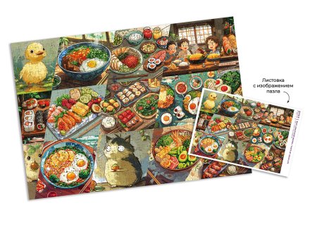 Пазл 1000 элементов ФРЕЯ "Вкус азиатской жизни" PZL-1000/58