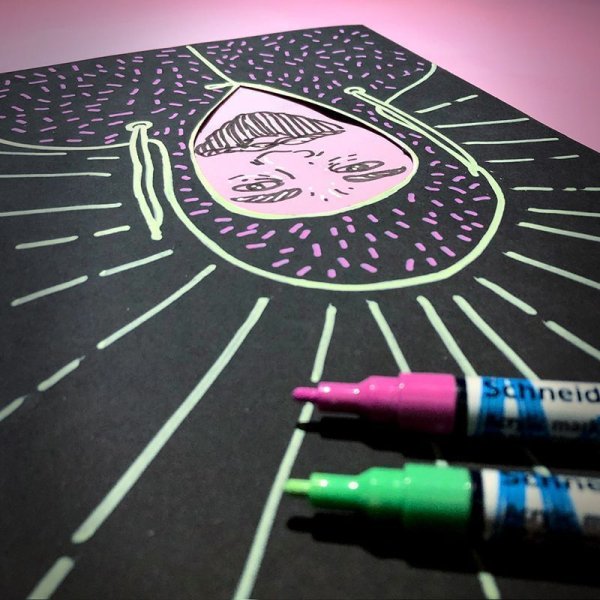 Маркер акриловый Schneider "Paint-It 310" 2 мм, пулевидный