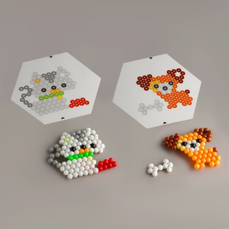 Аквамозаика ТРИ СОВЫ "Домашние питомцы" 12 x 12 см набор инструментов, трафареты, картонная коробка RE-AQB_54277