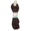 Пряжа ARACHNA Macrame Rope 70% хлопок, 30% полиэстер 120 ± 10 г 54 ± 1 м №301 т.коричневый ARA-MR-301