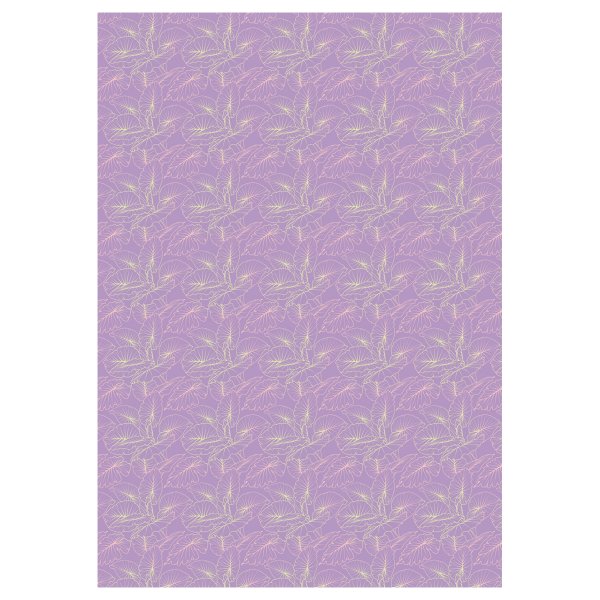 Упаковочная бумага глянцевая MESHU "Grace twigs" 1л. 70 x 100 см 80 г/м2, ассорти, 1 шт RE-MS_62830