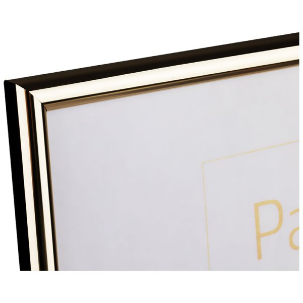 Рамка пластиковая OfficeSpace "Basic" 30 x 40 см, небьющееся стекло, золото RE-РП_41694