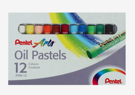 Пастель масляная PENTEL 12 цв RE-PHN4-12