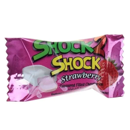 Жев.резинка "SHOCK2SHOCK" Клубника 4 г /Турция/ Жев.резинка "SHOCK2SHOCK" Клубника 4 г /Турция/