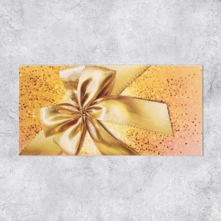 Конверт для денег "Золотой бант" 16.5 х 8 см SIM-4126355