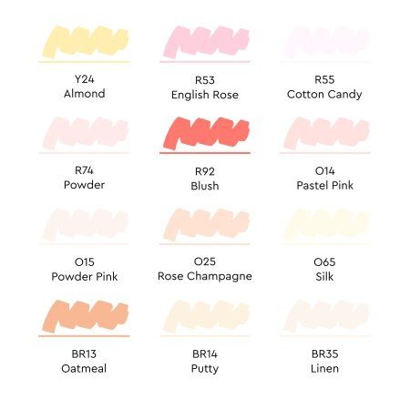 Набор маркеров SKETCHMARKER Skin tones 12 шт оттенки кожи + сумка органайзер MP12skin Набор маркеров SKETCHMARKER Skin tones 12 шт оттенки кожи + сумка органайзер MP12skin