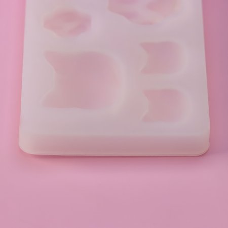 Молд силикон "Котик" 7.7 x 0.7 x 5 см прозрачный SIM-5553901