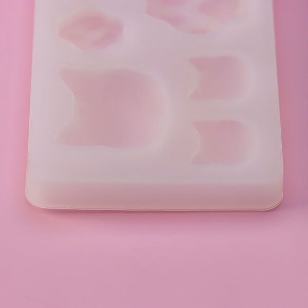 Молд силикон "Котик" 7.7 x 0.7 x 5 см прозрачный SIM-5553901