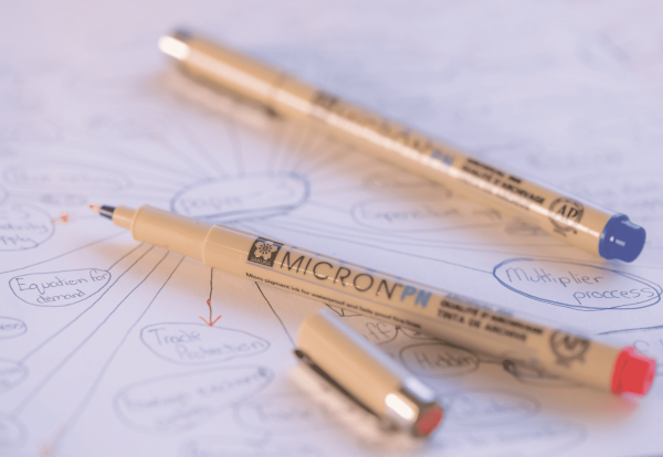 Набор капиллярных ручек SAKURA Pigma Micron PN 8 цветов (0.4 мм-0.5 мм) MPPOXSDKPN8