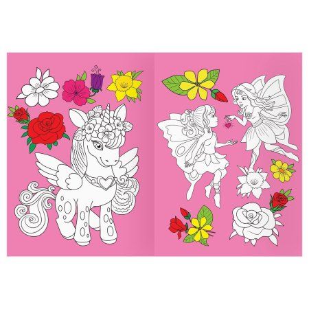 Раскраска с цв. фоном А4 ТРИ СОВЫ "Страна единорожек" 16 стр. RE-PцА4_57762 Раскраска с цв. фоном А4 ТРИ СОВЫ "Страна единорожек" 16 стр. RE-PцА4_57762