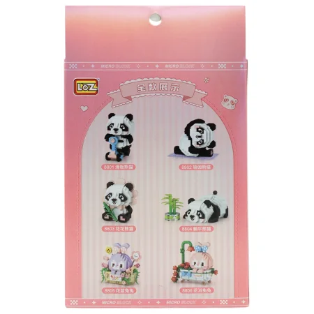 Конструктор LOZ "Панда с цветком" IT-8803_MK