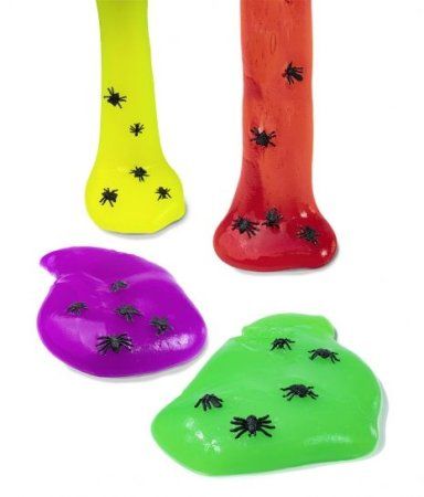 Слайм Slime "Слаймонстр" фиолетовый + фигурки насекомых, 200 г AS-SM200-04