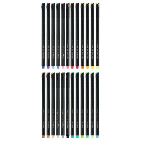 Набор капиллярных ручек MESHU 24 цв 0.4 мм, европодвес RE-MS_53580