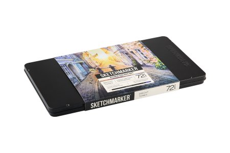 Набор цветных карандашей SKETCHMARKER Студия 72 цв мет.пенал NP-SMCP-STUDIO72