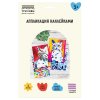 Аппликация наклейками ТРИ СОВЫ "Неоновые кошки" А4, 2 основы, картонный конверт RE-АПн_64297