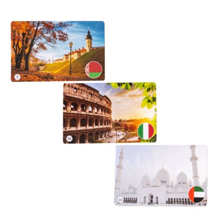 Настольная игра: Десятое королевство "Мемо. Флаги и столицы" 50 карточек KOR-03596