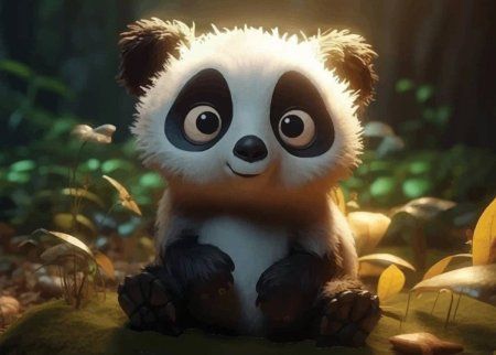 Стерео-пазл Jazzle "Маленький панда" 100 деталей, 5+ JZL-16017