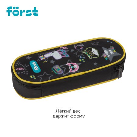 Пенал корпусный 1 отделение Forst "Disco Lama" 220 x 90 x 45, полиэстер RE-FT-PF-012509