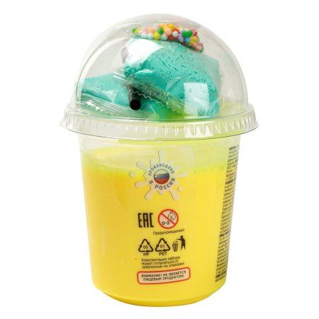 Слайм Slime "Dessert Milkshake" желтый, 3+ AS-SLM138