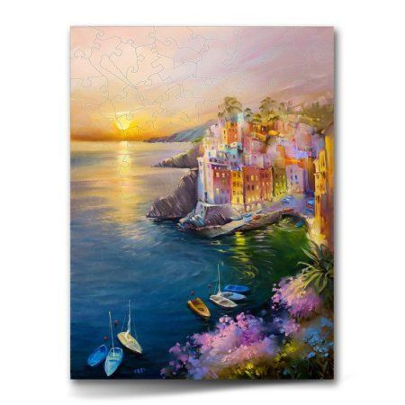 Деревянный пазл "RIOMAGGIORE" UD-HD20002