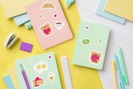 Кристальная (алмазная) мозаика ФРЕЯ наклейки "Завтрак" 19.5 х 14 см ALVN-133