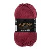 Пряжа ALPINA Anabel 100% мерсеризованный хлопок 1 х 50 г 120 ± 6 м №315 бордовый ALP-ANA-315
