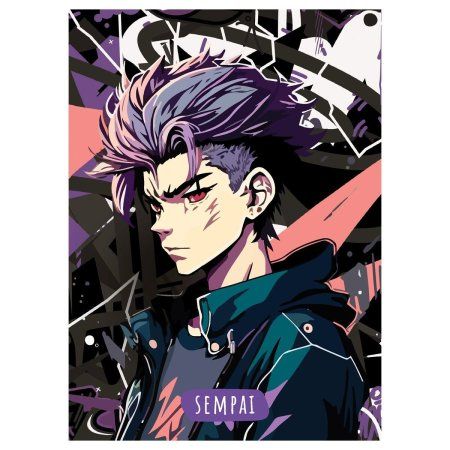 Блокнот А5 50л. MESHU "Sempai" на отрывной склейке, матовая ламинация RE-MS_54391