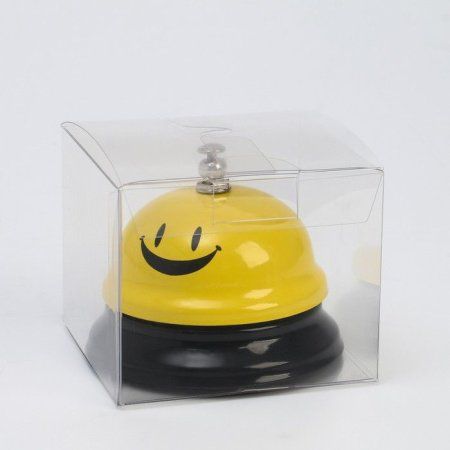 Звонок настольный "Смайл" 6 х 7.5 см, желтый SIM-1045935