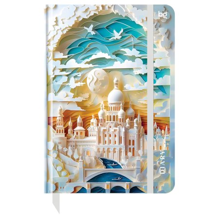 Ежедневник недатированный A5 136л. BG "Paper Art. Istanbul" 7БЦ, матовая ламинация, выборочный лак RE-DuA5_64353