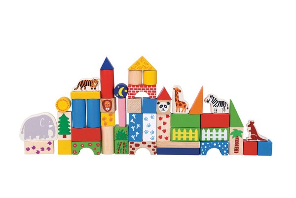 Развивающая игра Step Puzzle "Деревянный конструктор. Зоопарк" STP-89806