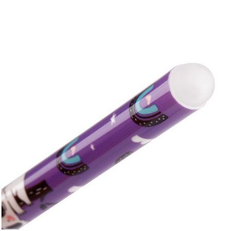 Ручка гелевая стираемая MESHU "Panda Team" синяя, 0.5 мм, корпус ассорти RE-MS_65961