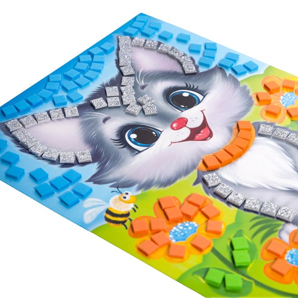 Аппликация "Кошечка" 200 деталей KOR-05335