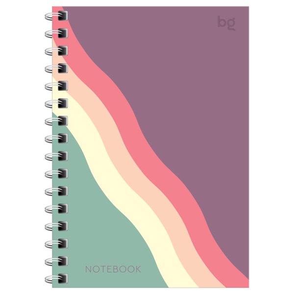 Записная книжка А6 120л. BG "Bright wave" на гребне RE-ЗК6гр120-12789 Записная книжка А6 120л. BG "Bright wave" на гребне RE-ЗК6гр120-12789