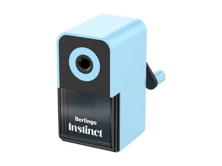 Точилка механическая Berlingo "Instinct" пласт. корпус, ассорти RE-BM1265