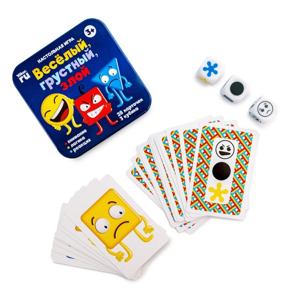 Настольная игра: Десятое королевство "Веселый, грустный, злой" жестяная коробка KOR-03526