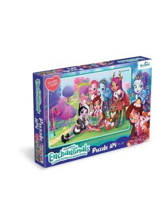 Пазл Origami 104 "Энчантималс" ассорти RE-04706/04705/04708/04707