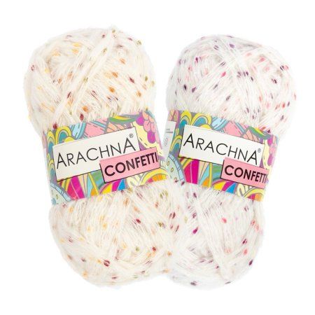 Пряжа ARACHNA Confetti 30% мохер, 30% акрил, 20% нейлон, 20% полиэстер 100 г 110 м