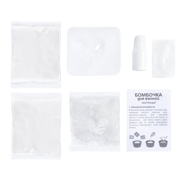 Набор для опытов "Шипучие бомбочки. Сердечко" KOR-05584