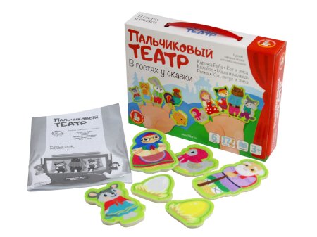Пальчиковый кукольный театр "В гостях у сказки" 17 кукол KOR-03940