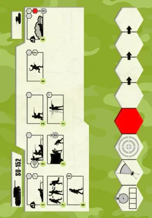 Сборная модель: Советская самоходная артиллерийская установка СУ-152 "Зверобой", сборка без клея З-6182