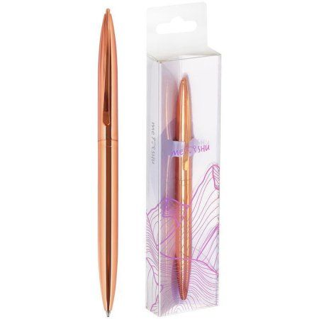 Ручка шариковая автоматическая MESHU "Rose gold" синяя, 1.0 мм RE-MS_93966