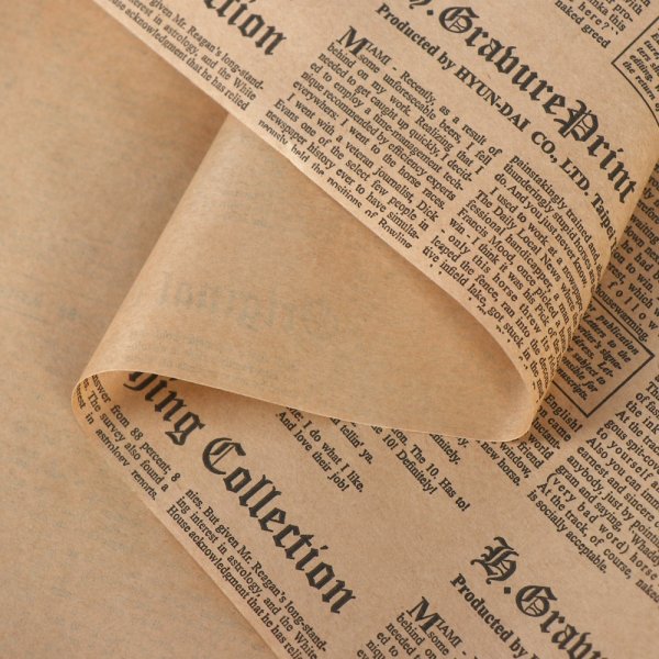 Бумага упаковочная крафтовая 0.70 х 10 м 70 г/м2 "Газета" SIM-1220280