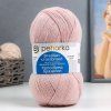 Пряжа Пехорская ПТ "Кроссбред Бразилии" 50% мериносовая шерсть, 50% акрил 1 х 100 г 500 ± 29 м №374 розовый беж PEH-KRO-374