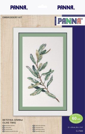 Набор для вышивания PANNA Веточка оливы 21 х 30 см C-7300 Набор для вышивания PANNA Веточка оливы 21 х 30 см C-7300