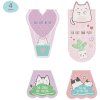Закладки магнитные для книг 4 шт MESHU "Say Meow" 70 x 132 мм RE-MS_39389